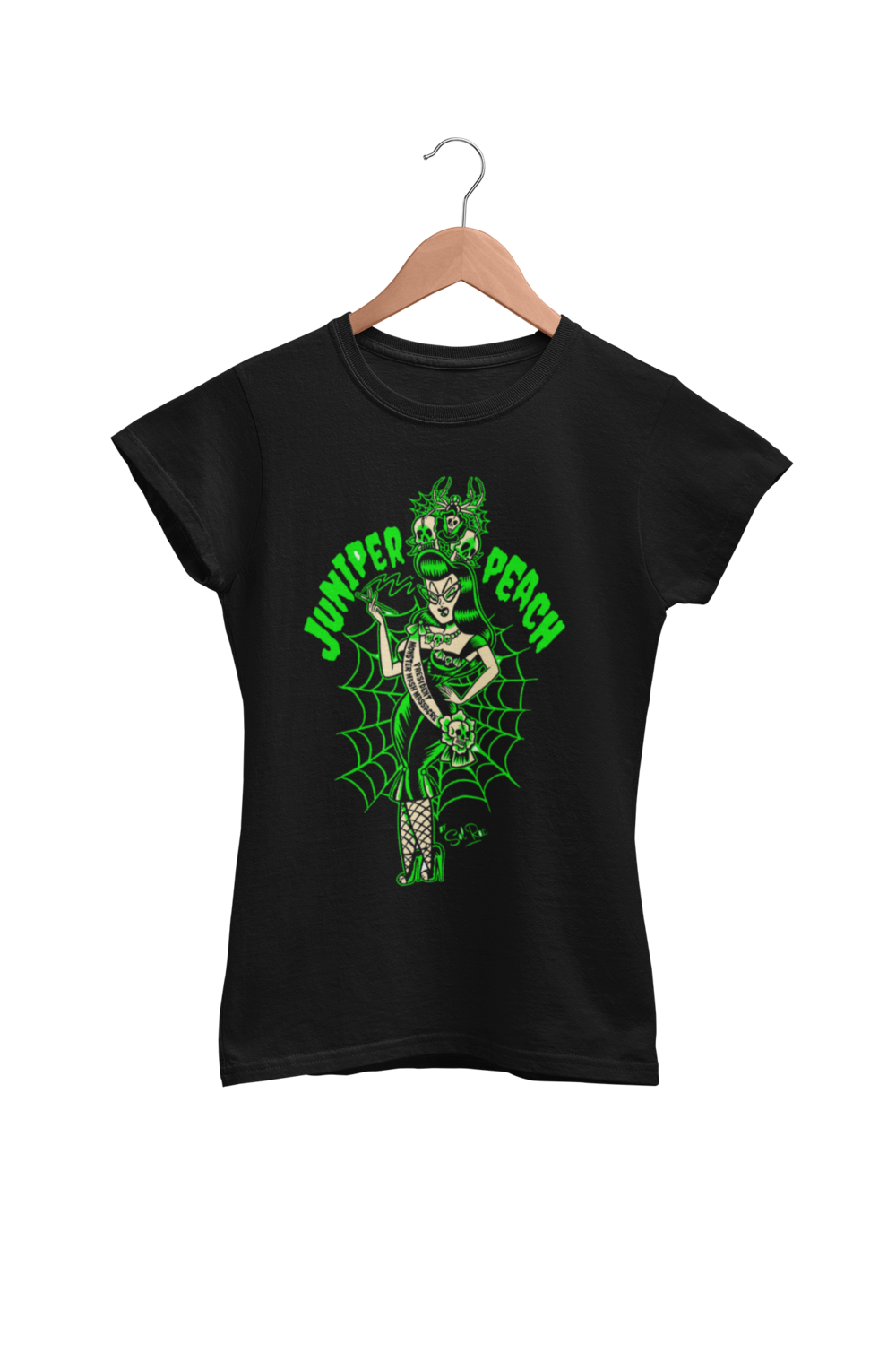 Juniper Peach T-SHIRT WOMAN, Colour: BLACK, Size: Large