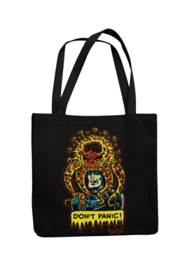 DON´T PANIC Cotton Bag  logo design SOL RAC