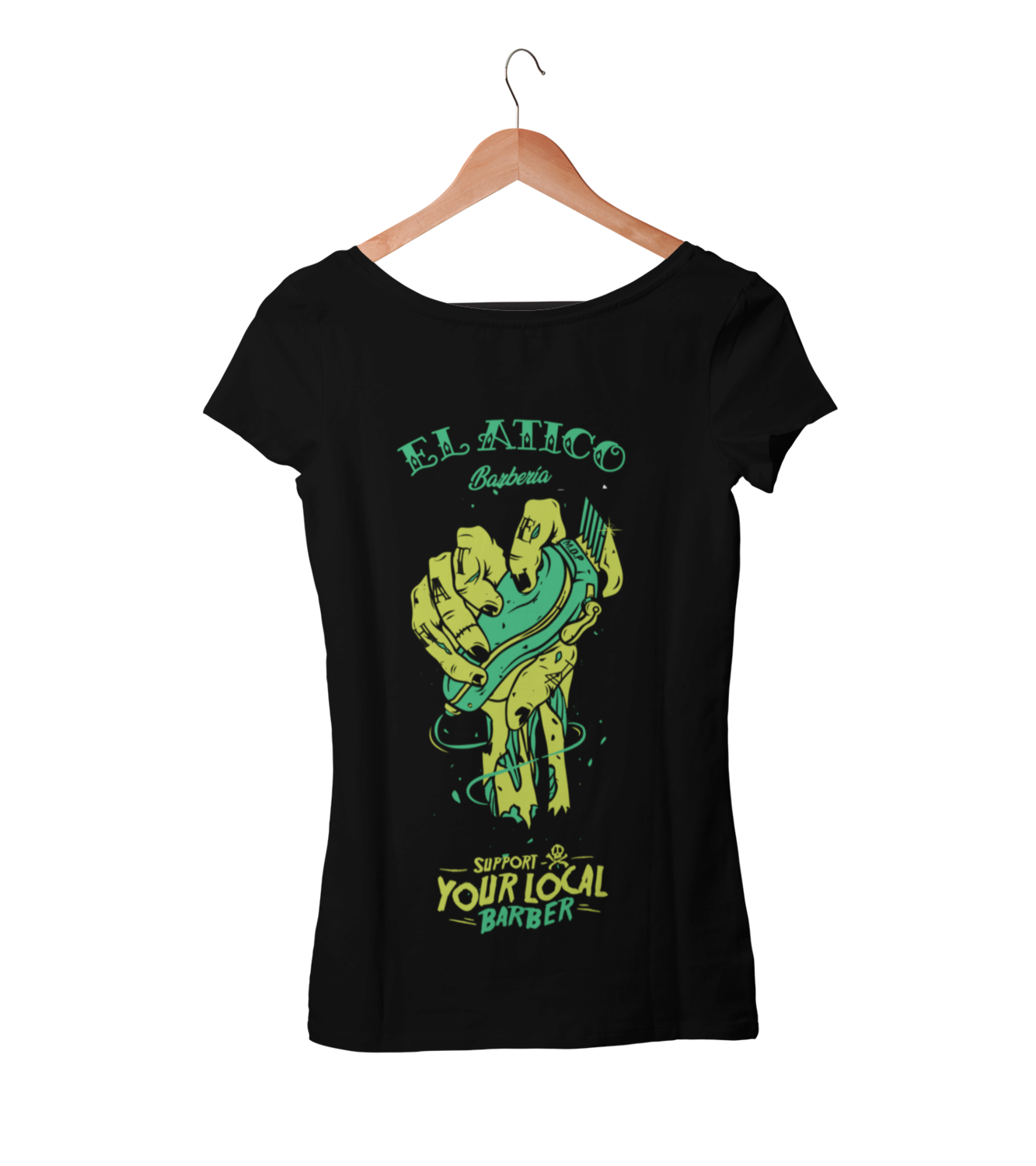 EL ATICO BARBERIA T-SHIRT WOMAN