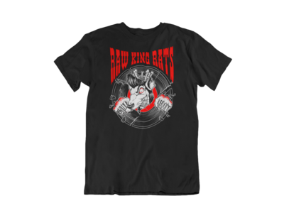 RAW KING RAT &quot;Red rat logo&quot; T-SHIRT MEN