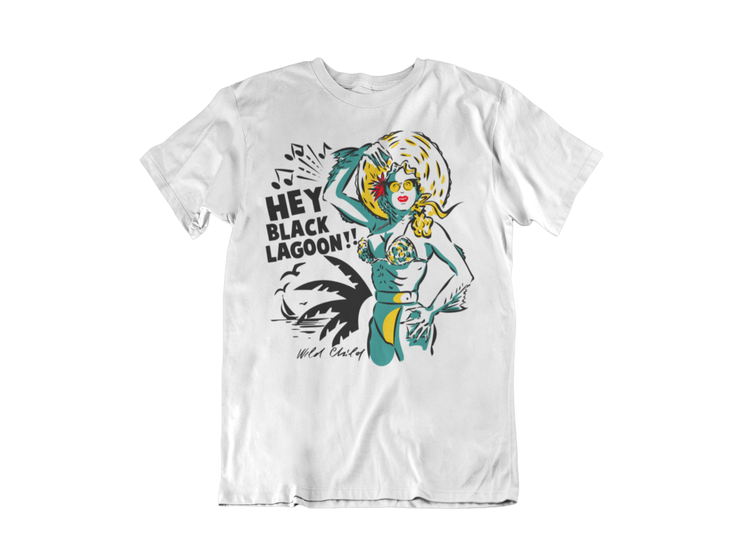 WILD CHILD GRAPHICS "Hey Black Lagoon" tshirt for MEN