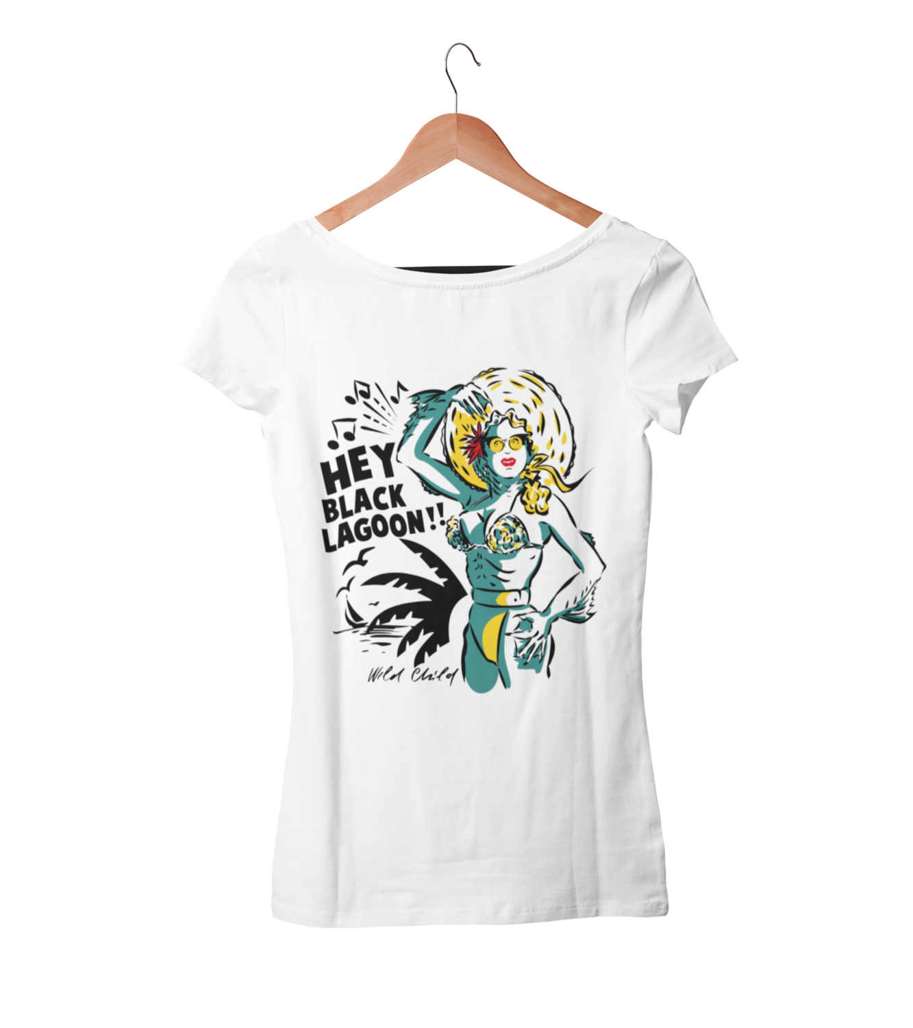 WILD CHILD GRAPHICS &quot;Hey Black Lagoon&quot; tshirt for WOMEN