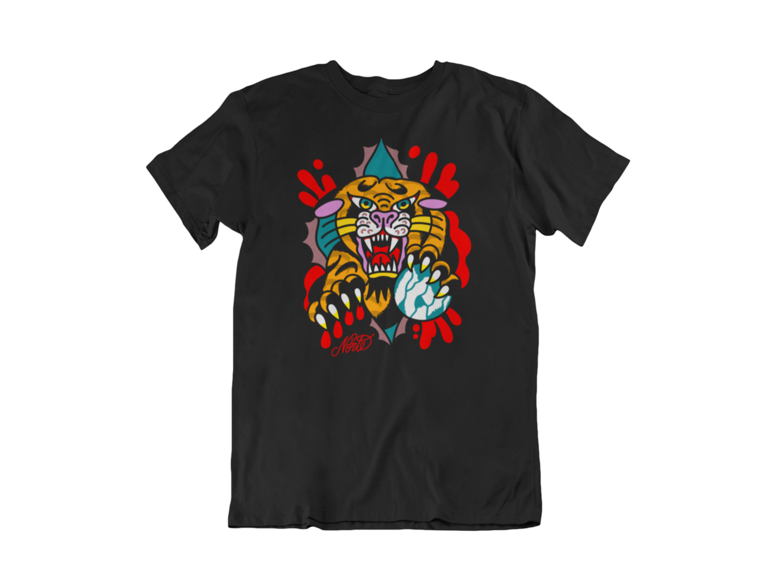 NORTEONE TATTOO &quot;Tiger&quot; tshirt for MEN