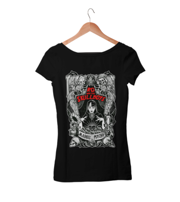 RO &amp; THE SKULLBOYS &quot;Madriz Psycho&quot; T-SHIRT WOMEN