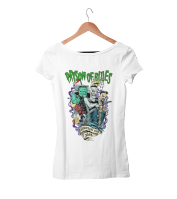 PRISON OF BLUES &quot;European Tour&quot; T-SHIRT WOMEN