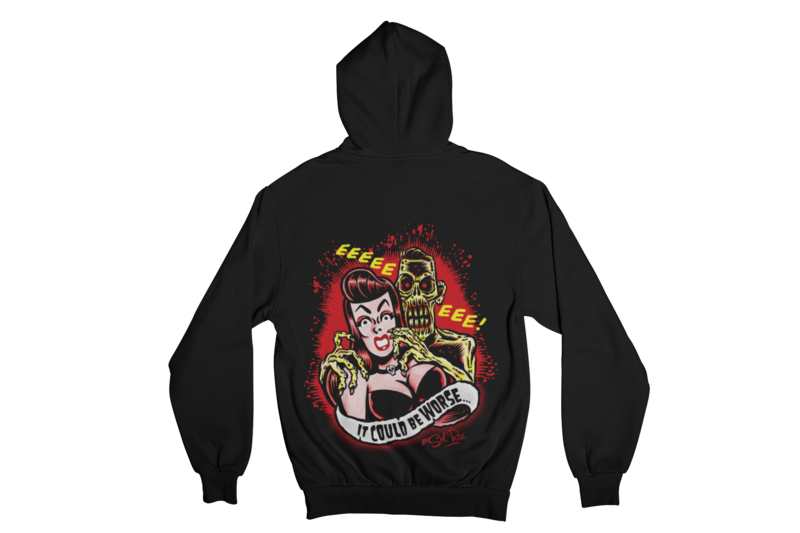 IT WILL BE WORSE HOODIE ZIP for WOMEN by SOL RAC
