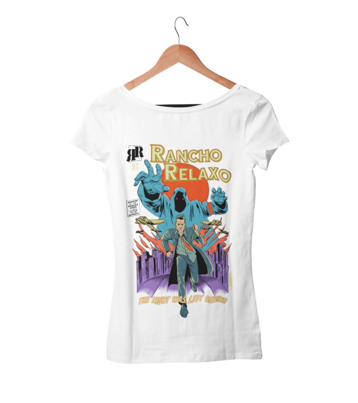 RANCHO RELAXO "Night was left behind" tshirt for WOMEN