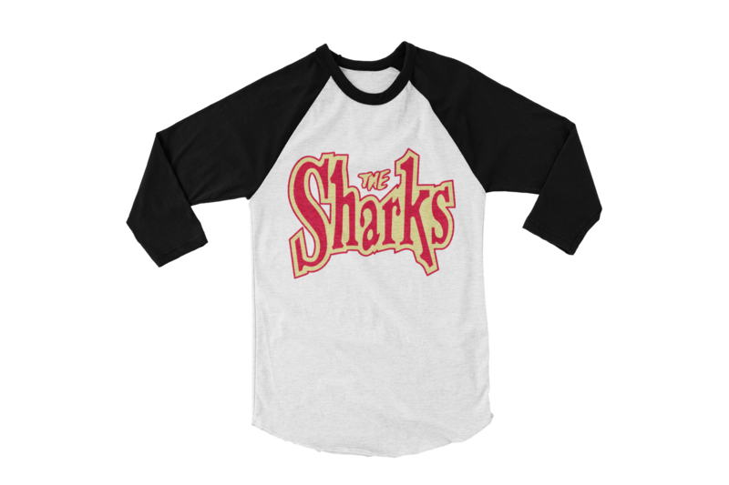 THE SHARKS "logo" BASEBALL LONG SLEEVE