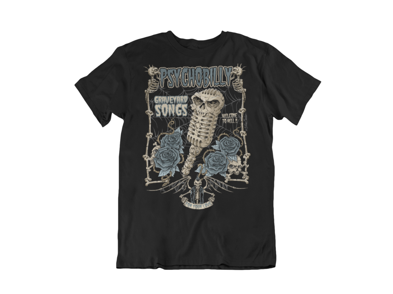 GRAVEYARD SONGS T-SHIRT MAN BY NANO BARBERO