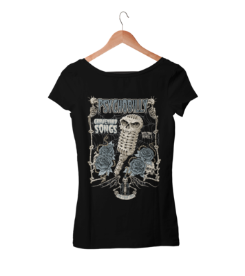 GRAVEYARD SONGS T-SHIRT WOMAN by NANO BARBERO