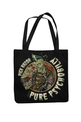 Cotton Bag Pick Razor design by NANO BARBERO