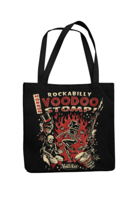 Cotton Bag Rockabilly Voodoo Stomp design by VINCE RAY