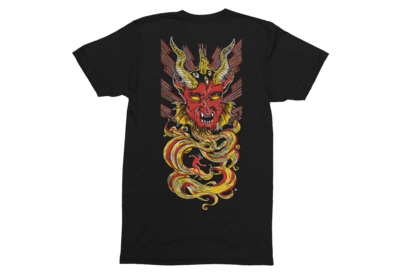 SATANIC SURFERS  T-SHIRT MEN FRONT / BACK