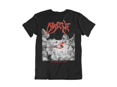 OBSCENE T-SHIRT MAN BLOOD HARVEST RECORDS