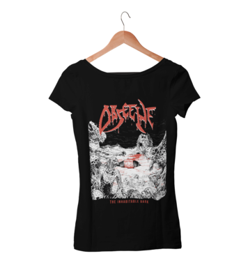 OBSCENE T-SHIRT WOMAN BLOOD HARVEST RECORDS