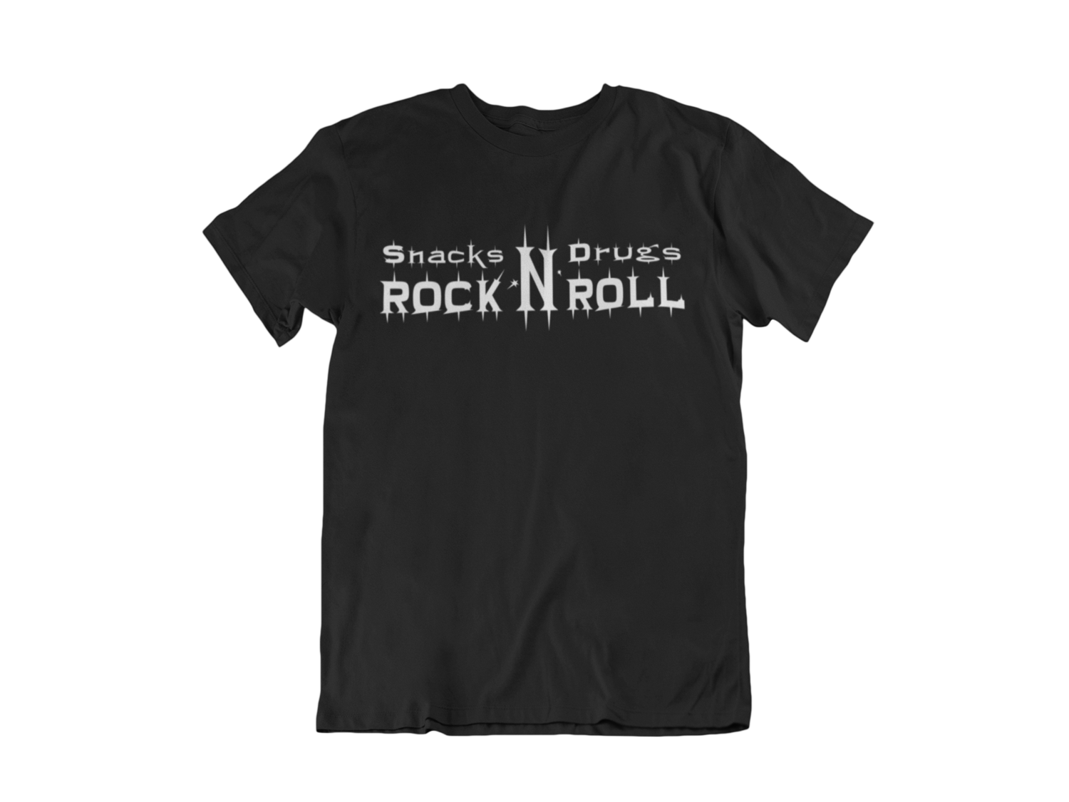 SNACKS DRUGS ROCK AND ROLL T-SHIRT MAN BY SUBCULTBILLY DESIGN, Size: Small