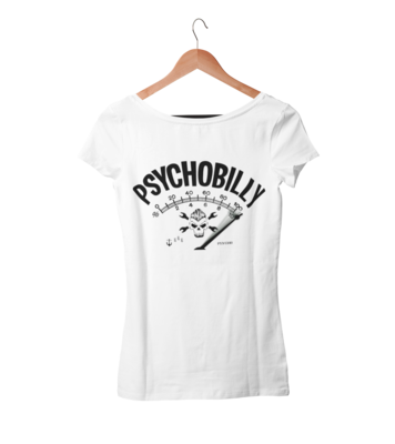 PSYCHOBILLY T-SHIRT WOMAN BY SUBCULTBILLY DESIGN