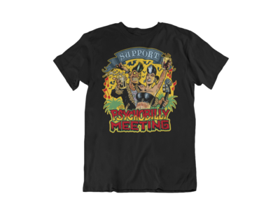 SUPPORT PSYCHOBILLY MEETING 2020 T-SHIRT MAN BY PASKAL