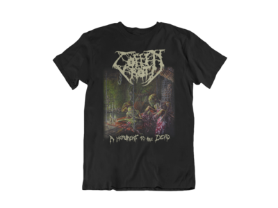 COFFIN ROT T-SHIRT MAN BLOOD HARVEST RECORDS