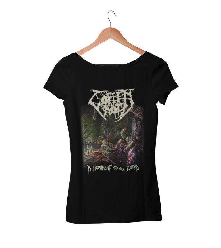 COFFIN ROT T-SHIRT WOMAN BLOOD HARVEST RECORDS