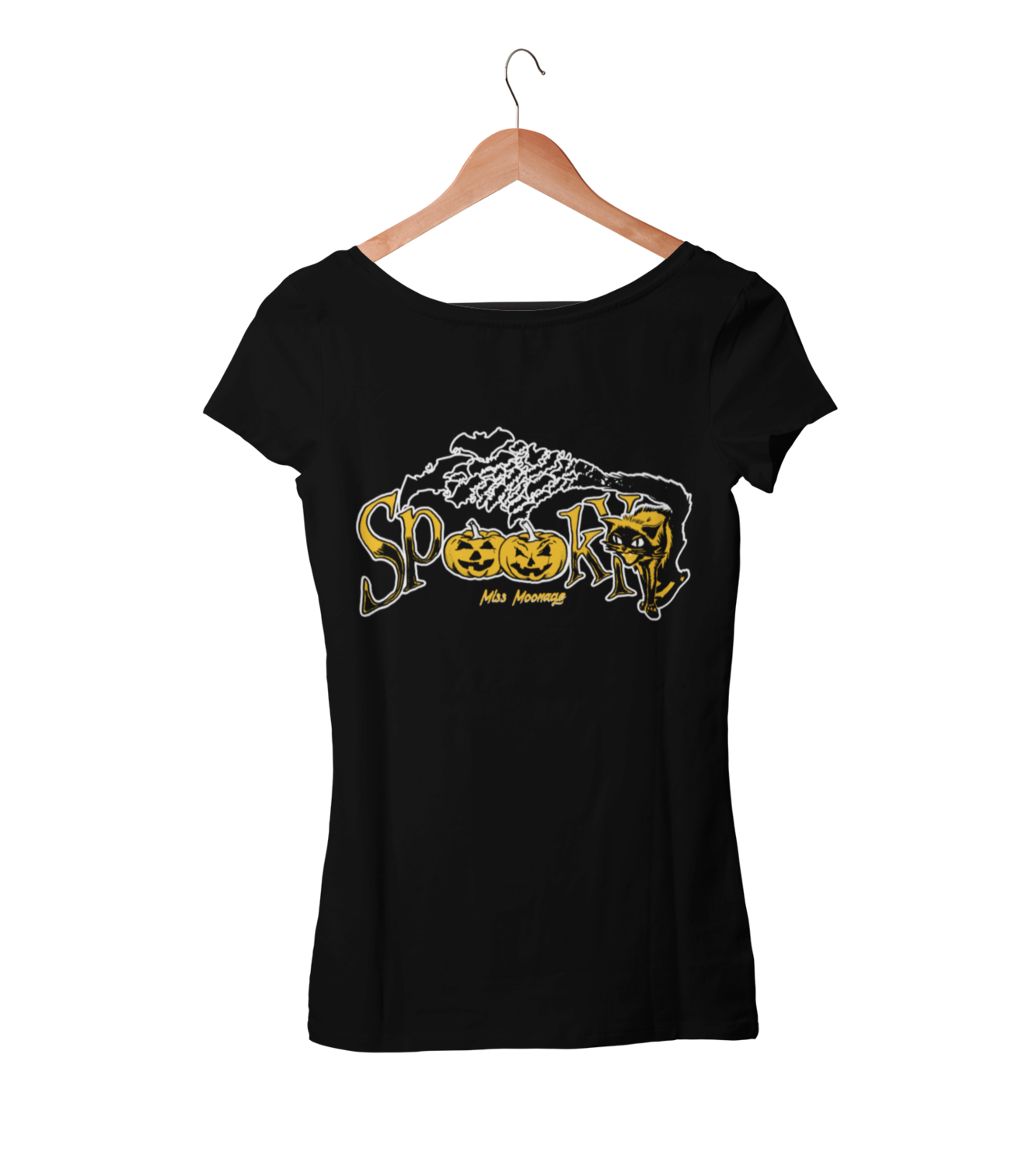 SPOOKY by MISS MOONAGE tshirt for WOMEN