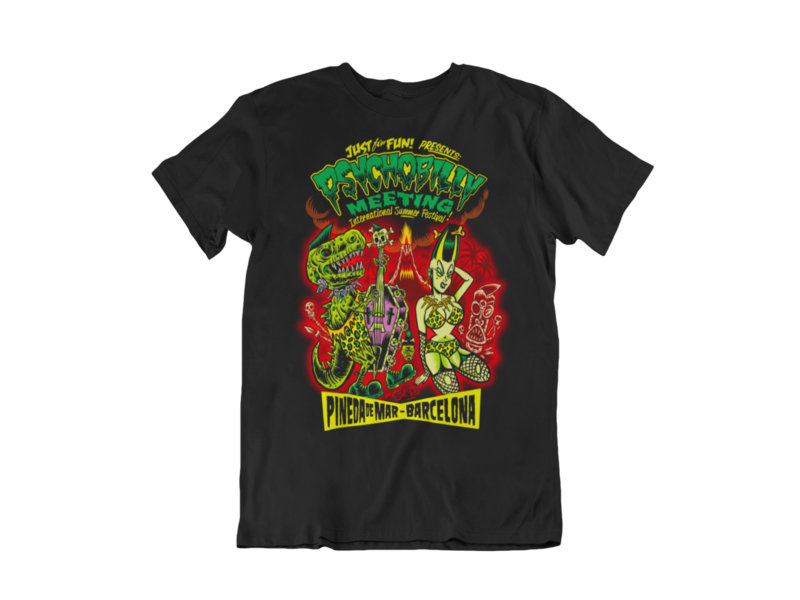 PSYCHOBILLY MEETING 2020 T-SHIRT BY SOLRAC