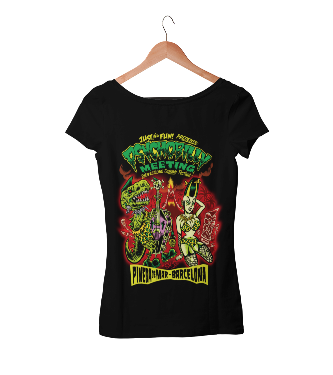 PSYCHOBILLY MEETING 2020 T-SHIRT WOMAN BY SOLRAC