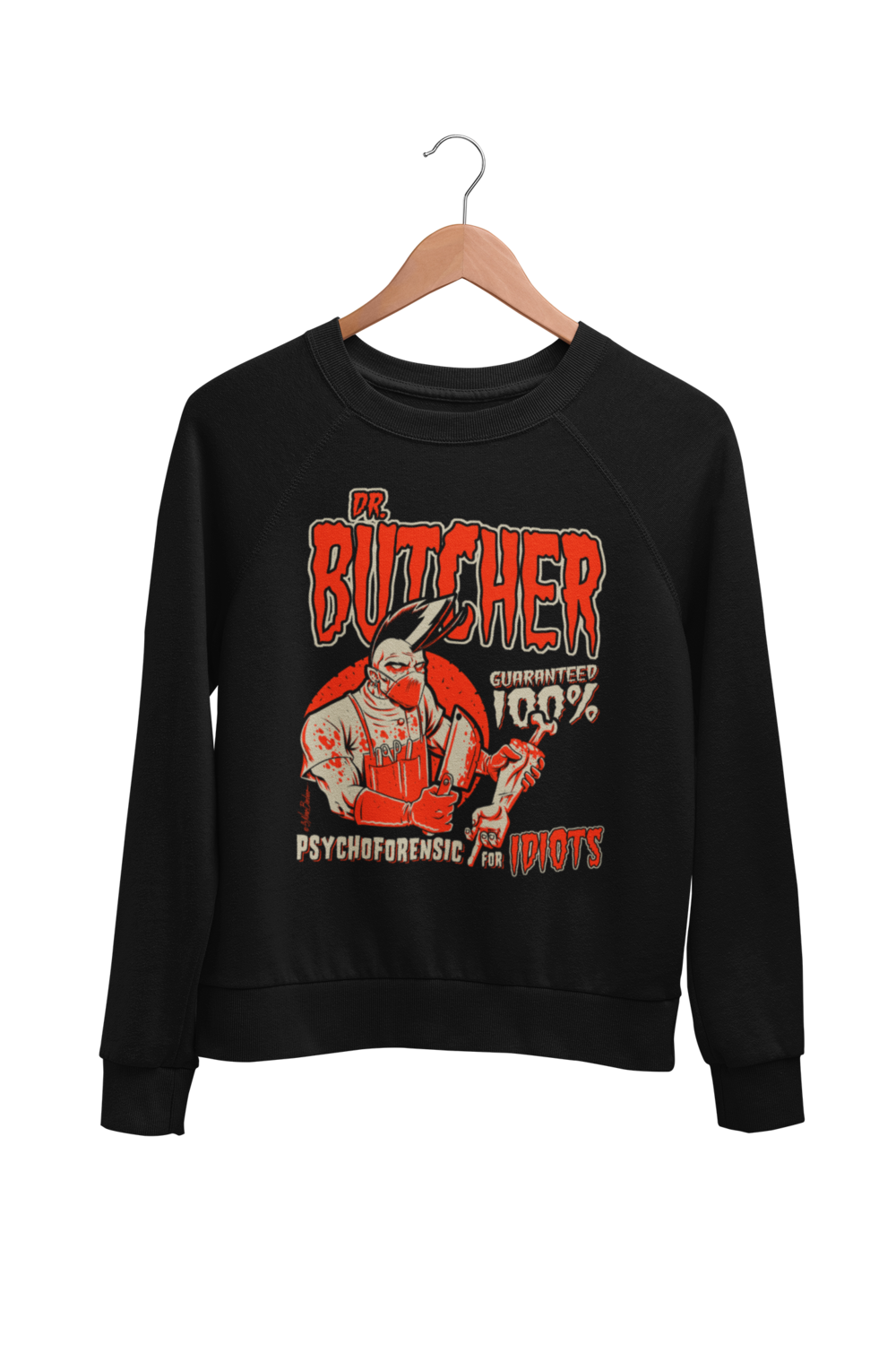 DR. BUTCHER SWEATSHIRT UNISEX BY NANO BARBERO