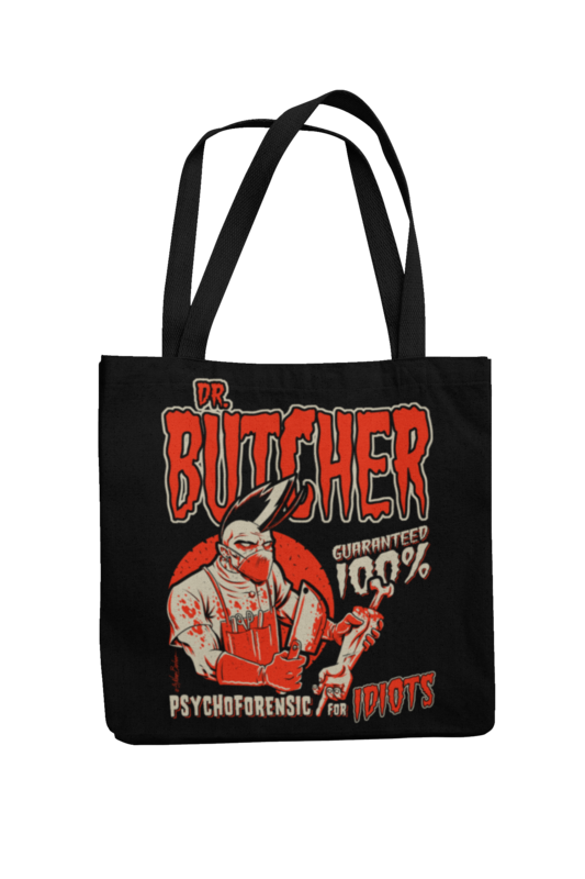 Cotton Bag Dr. Butcher design by NANO BARBERO
