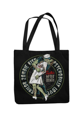 Cotton Bag Sailor zombie kiss design by NANO BARBERO