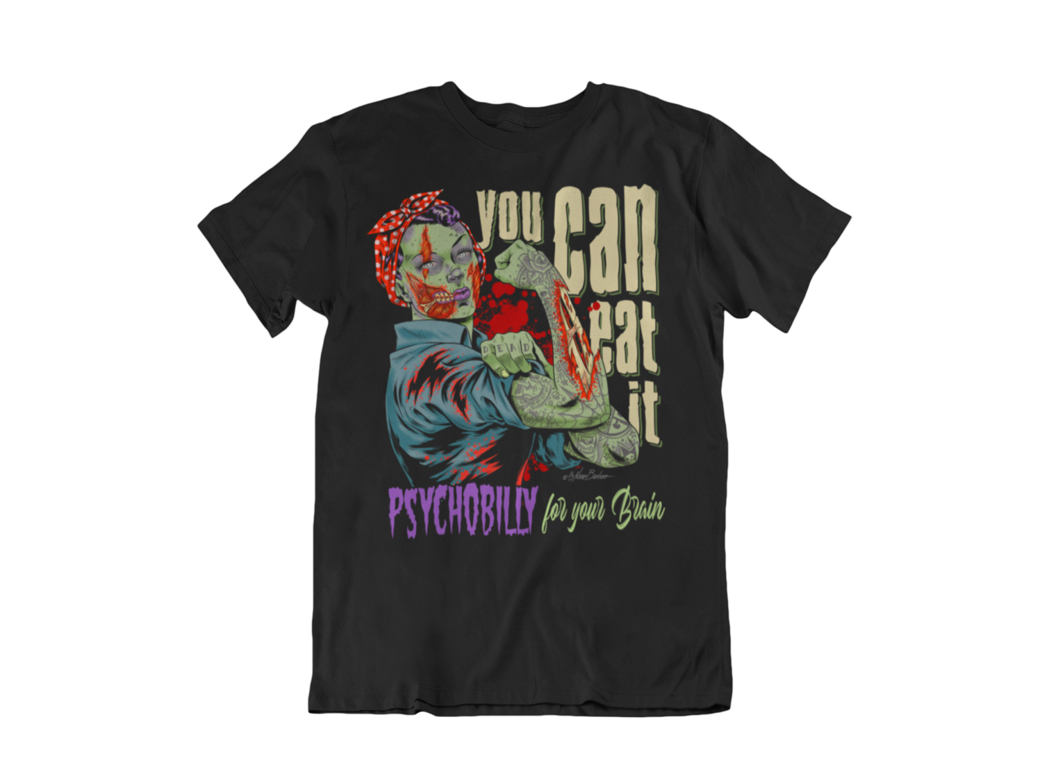 PSYCHO REVENGE T-SHIRT MAN BY OSCAR HERTIN, Size: Small