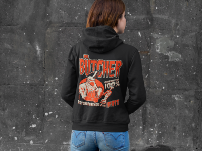 DR. BUTCHER HOODIE ZIP for WOMEN by NANO BARBERO