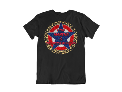 LITTLE MARTHA &amp; THE TRUCKSTOPPERS  &quot;Round Logo&quot; T-SHIRT MEN