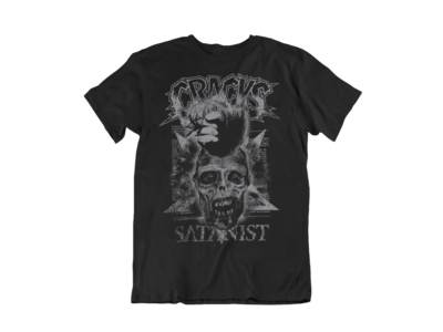 CRACKS &quot;Satanist&quot; tshirt for MEN