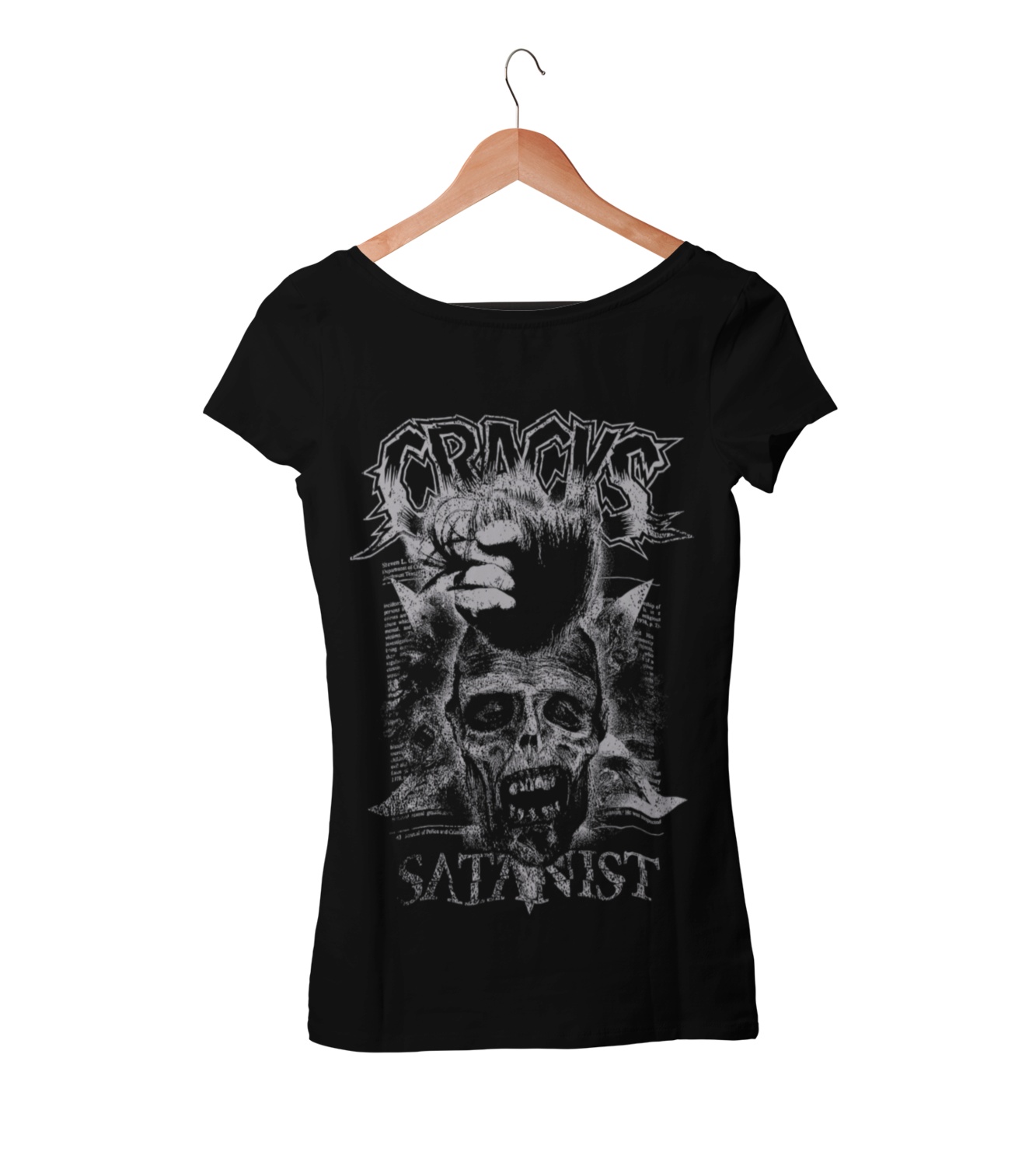 CRACKS "Satanist"  tshirt for WOMEN