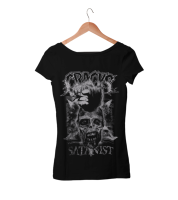 CRACKS &quot;Satanist&quot;  tshirt for WOMEN