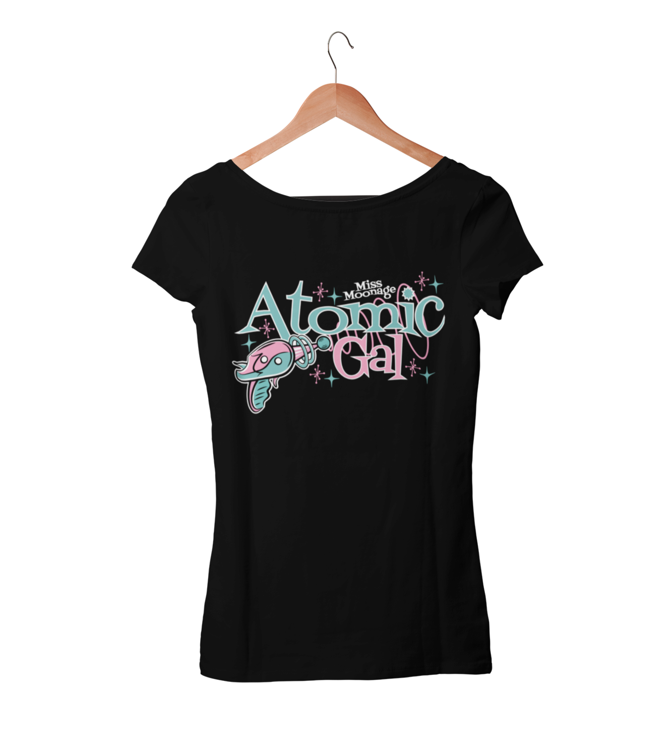 ATOMIC GAL by MISS MOONAGE tshirt for WOMEN