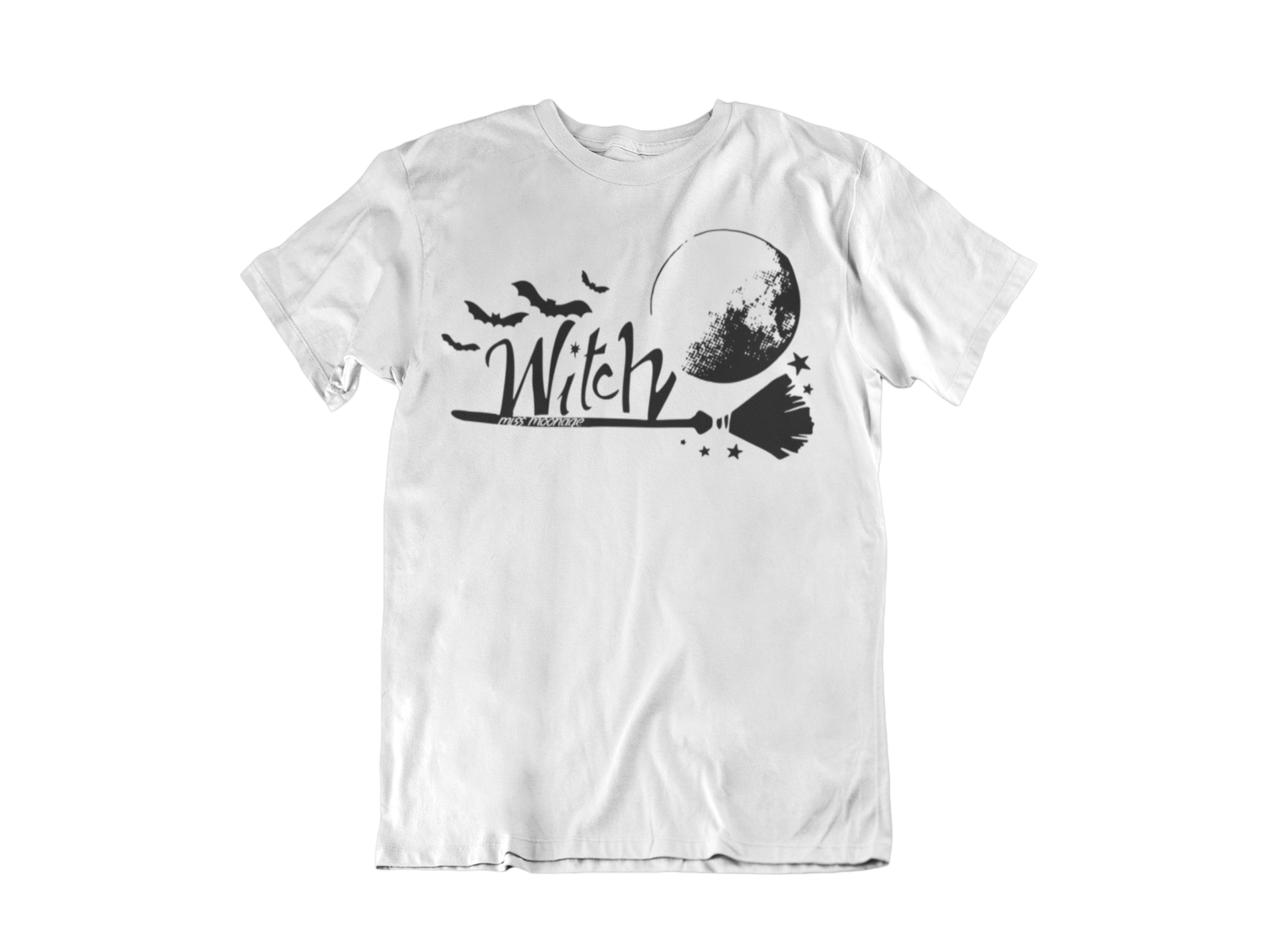 WITCH by MISS MOONAGE tshirt for MEN, Colour: WHITE, Size: Large
