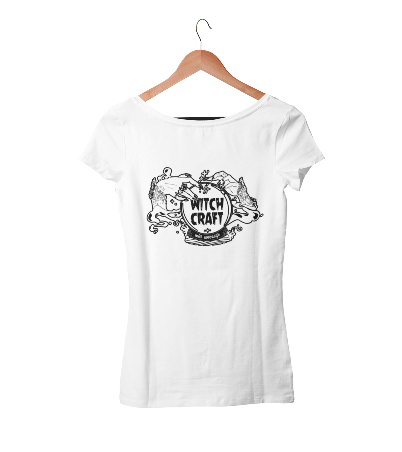 WITCH CRAFT by MISS MOONAGE tshirt for WOMEN, Colour: WHITE, Size: Large