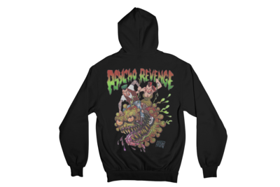 PSYCHO REVENGE HOODIE ZIP for WOMEN by OSCAR HERTIN