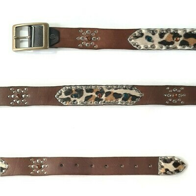 THOUSAND BELT &quot;LEOPARD
&quot; Large