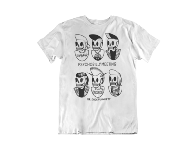 PSYCHOBILLY MEETING T-SHIRT MAN BY DUCK PLUNKETT