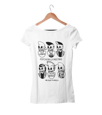 PSYCHOBILLY MEETING T-SHIRT WOMAN BY DUCK PLUNKETT