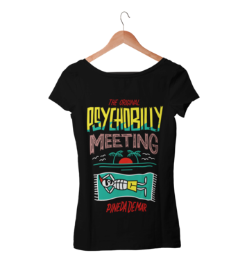 PSYCHOBILLY MEETING T-SHIRT WOMAN BY NORTEONE