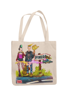 PINEDA AUTO STOP Cotton Bag  logo design OSCAR HERTIN