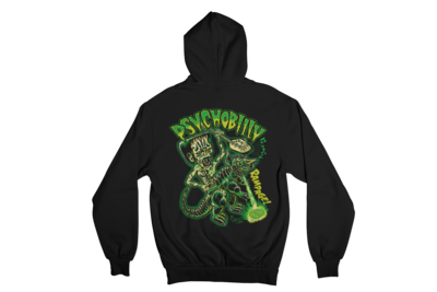 PSYCHOBILLY RAMPAGE HOODIE ZIP for MEN by SOL RAC