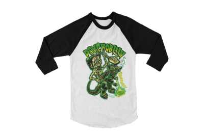 PSYCHOBILLY RAMPAGE BASEBALL LONG SLEEVE By SOL RAC
