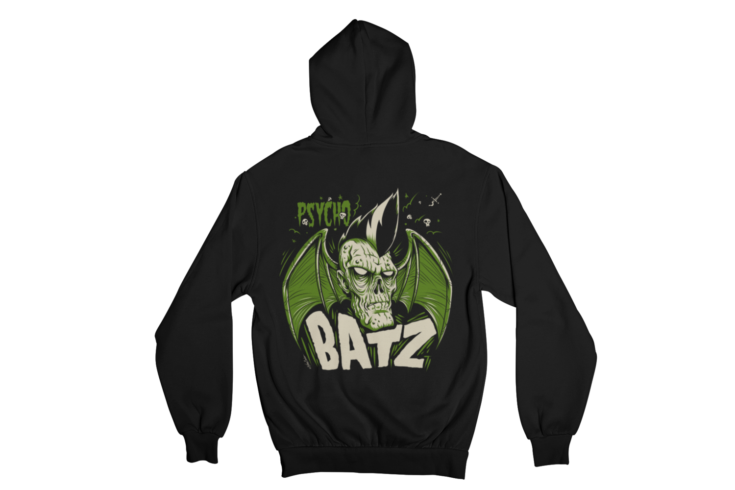 PSYCHO BATZ HOODIE ZIP for MEN by NANO BARBERO