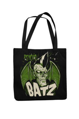 Cotton Bag Psycho Batz design by NANO BARBERO