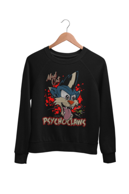 PSYCHO CLAWS SWEATSHIRT UNISEX BY NANO BARBERO
